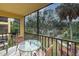 Spacious screened balcony with scenic views at 425 30Th W Ave # C206, Bradenton, FL 34205