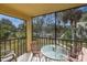 Relaxing screened balcony overlooking a pond at 425 30Th W Ave # C206, Bradenton, FL 34205