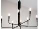Modern eight-light chandelier at 4497 N Salford Blvd, North Port, FL 34286