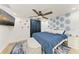 Bright bedroom with a king-size bed and stylish decor at 511 E 65Th Ave, Bradenton, FL 34203