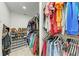 Well-organized closet with shoe and clothing storage at 511 E 65Th Ave, Bradenton, FL 34203