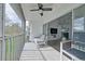 Private screened balcony offering peaceful outdoor space at 5469 Fair Oaks Street St # 5C, Bradenton, FL 34203