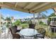 Balcony with patio furniture and view of the community at 6238 7Th W Ave # 6238, Bradenton, FL 34209