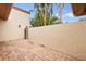 Private brick paved patio with wrought iron gate at 6401 Pelican Dr # 80A, Bradenton, FL 34210