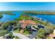 Community clubhouse with waterfront views and marina access at 9711 Sea Turtle Ter # 102, Bradenton, FL 34212