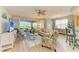 Comfortable living room with stunning outdoor views at 9711 Sea Turtle Ter # 102, Bradenton, FL 34212