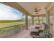 Relaxing screened porch overlooking a golf course at 9711 Sea Turtle Ter # 102, Bradenton, FL 34212