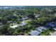 Aerial view of residential neighborhood near waterfront at 104 24Th Ne St, Bradenton, FL 34208