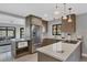 Modern kitchen with stainless steel appliances and ample counter space at 104 24Th Ne St, Bradenton, FL 34208