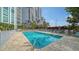 Clean and refreshing community pool with plenty of seating at 1111 N Gulfstream Ave # 4E, Sarasota, FL 34236