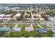 Aerial view of house and neighborhood at 1215 E Venice Ave, Venice, FL 34285