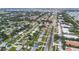 Aerial view showing a single-Gathering home in a residential neighborhood at 1215 E Venice Ave, Venice, FL 34285