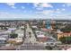 Aerial view of a coastal town with beach views at 1215 E Venice Ave, Venice, FL 34285