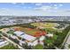 Aerial view of a sports complex with track and field at 1215 E Venice Ave, Venice, FL 34285