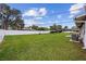 Large backyard with grassy area at 1215 E Venice Ave, Venice, FL 34285