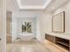 Spa-like bathroom with freestanding tub and modern vanity at 1389 Tangier Way, Sarasota, FL 34239