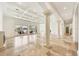 Open living space with water views and high ceilings at 1389 Tangier Way, Sarasota, FL 34239