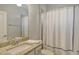Clean bathroom, granite countertop, and shower at 15910 Clear Skies Pl, Bradenton, FL 34211