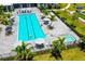 Resort-style pool with lap lanes and a spa at 15910 Clear Skies Pl, Bradenton, FL 34211