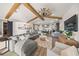 Spacious living room with open floor plan and hardwood floors at 1707 Palma Sola Blvd, Bradenton, FL 34209