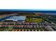 Aerial view of house and community at 17322 Holly Well Ave, Wimauma, FL 33598
