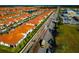 Wide aerial view of community and landscape at 17322 Holly Well Ave, Wimauma, FL 33598