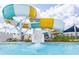 Large water slide at community pool at 17322 Holly Well Ave, Wimauma, FL 33598