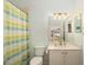 Guest bathroom with shower and vanity at 288 Fairway Isles Ln, Bradenton, FL 34212