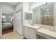 Bathroom with double sinks and vanity at 288 Fairway Isles Ln, Bradenton, FL 34212
