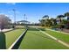 Community bocce ball court with shade structure at 288 Fairway Isles Ln, Bradenton, FL 34212