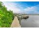Boat dock with lift and serene waterway views at 3524 Walker Is, Bradenton, FL 34208