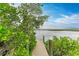 Private wooden dock offering serene water access at 3524 Walker Is, Bradenton, FL 34208