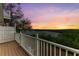 Deck overlooking the peaceful waterfront at sunset at 3524 Walker Is, Bradenton, FL 34208