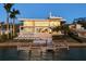 Waterfront home with private dock and outdoor patio area at 3638 San Remo Ter, Sarasota, FL 34239