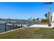 Private backyard oasis with a waterfront dock and patio at 3638 San Remo Ter, Sarasota, FL 34239
