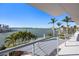 Covered balcony overlooking the water at 3638 San Remo Ter, Sarasota, FL 34239