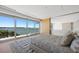 Main bedroom with water views and sliding glass doors at 3638 San Remo Ter, Sarasota, FL 34239