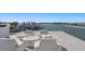 Enjoy waterfront views from this modern rooftop deck at 3638 San Remo Ter, Sarasota, FL 34239