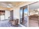 Relaxing balcony with outdoor seating and lake views at 3751 Lake Bayshore Dr # H304, Bradenton, FL 34205