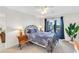 Bright bedroom with a double bed and access to a balcony at 3751 Lake Bayshore Dr # H304, Bradenton, FL 34205