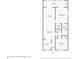 One-story floor plan featuring 2 bedrooms, 1 bathroom, living room, dining room and kitchen at 3751 Lake Bayshore Dr # H304, Bradenton, FL 34205
