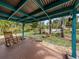 Relaxing patio area with rocking chairs at 3972 Titan St, North Port, FL 34286