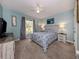 Bedroom with a queen-size bed and nightstands at 3972 Titan St, North Port, FL 34286