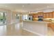 Modern kitchen features stainless steel appliances and breakfast bar at 5023 Tobermory Way, Bradenton, FL 34211