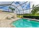 Private pool and spa with screened enclosure at 5023 Tobermory Way, Bradenton, FL 34211