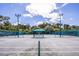 Well-maintained tennis court with ample surrounding space at 5023 Tobermory Way, Bradenton, FL 34211