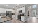 Modern kitchen with stainless steel appliances at 520 Mimosa Ct, Bradenton, FL 34212