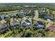 Aerial view of a luxury home community with various houses at 5318 88Th E St, Bradenton, FL 34211