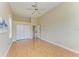 Spacious bedroom with wood floors and large closets at 5318 88Th E St, Bradenton, FL 34211