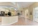 Bright kitchen boasts granite countertops, an island, and updated appliances at 5318 88Th E St, Bradenton, FL 34211